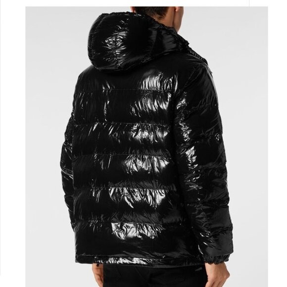 Philipp Plein Nylon Down Jacket, Size 3XL/ US XL-XXL - Picture 3 of 17